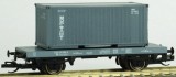 Flat Car type Lkllmp with 20	â€² container "Morflot"